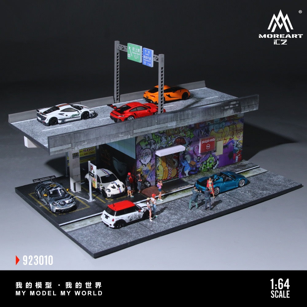 MoreArt - Pre-Order - Must Visit Street Art Spots in Nagoya Diorama - mit Beleuchtung - MO923010
