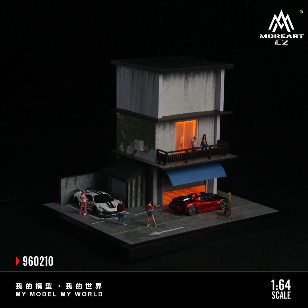 MoreArt - Street Scene Assembly Series 10 Diorama - mit Beleuchtung - MO960210