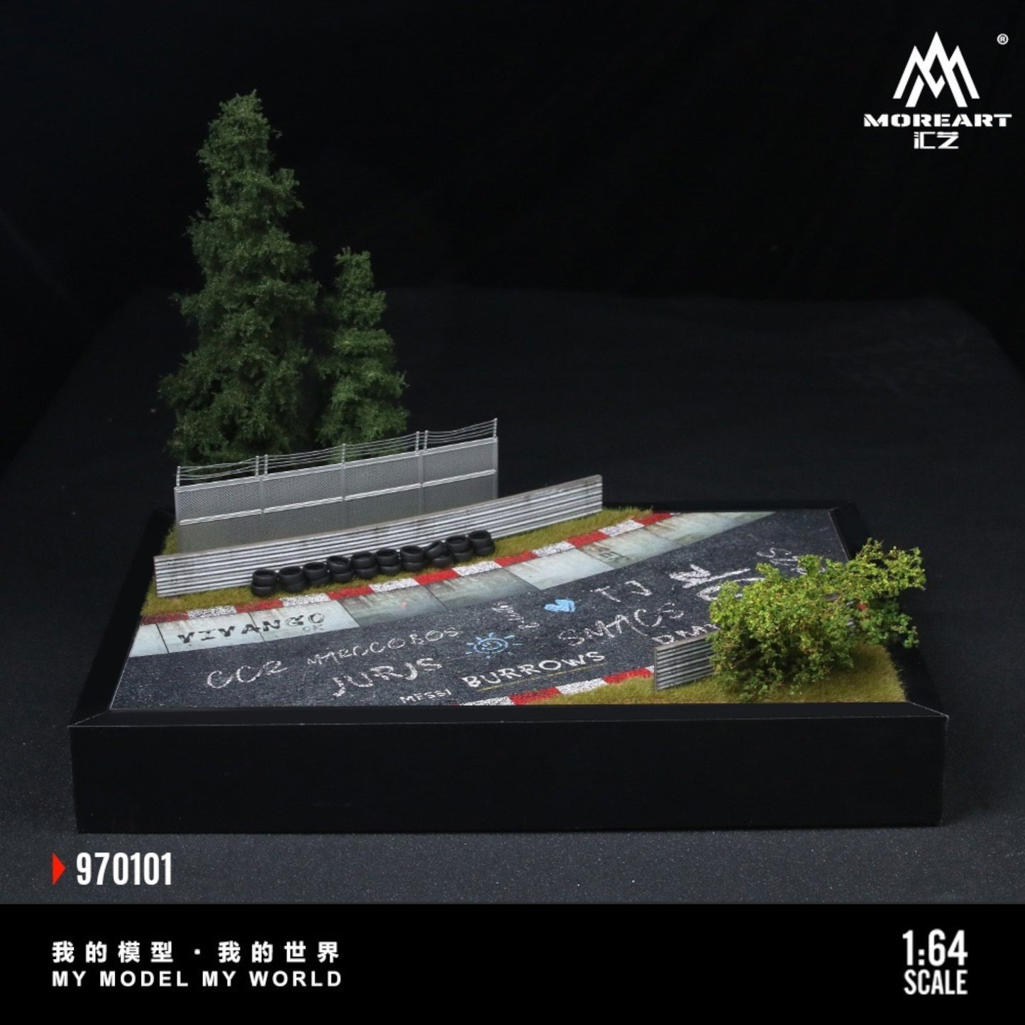MoreArt - Pre-Order - Nürburgring Circuit 01 Edition Diorama - MO970101