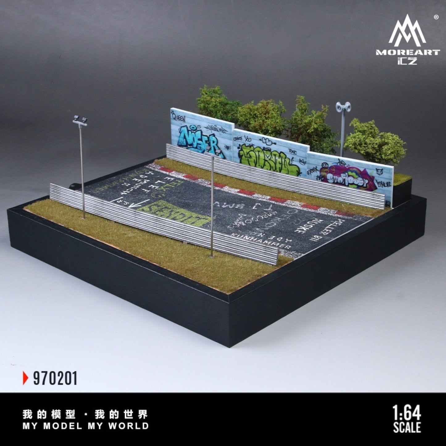 MoreArt - Pre-Order - Nürburgring Circuit 02 Edition Diorama mit Beleuchtung - MO970201