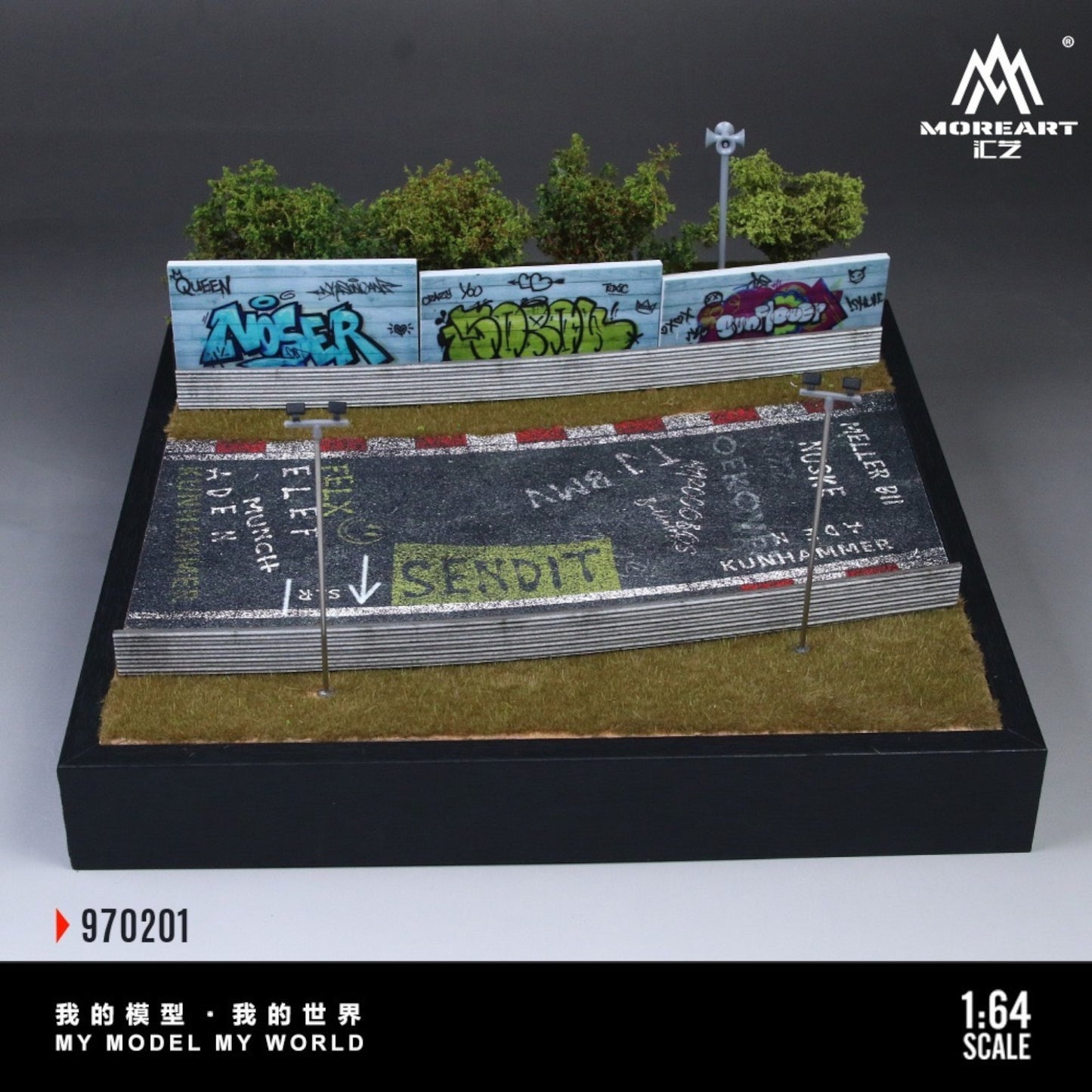 MoreArt - Pre-Order - Nürburgring Circuit 02 Edition Diorama mit Beleuchtung - MO970201