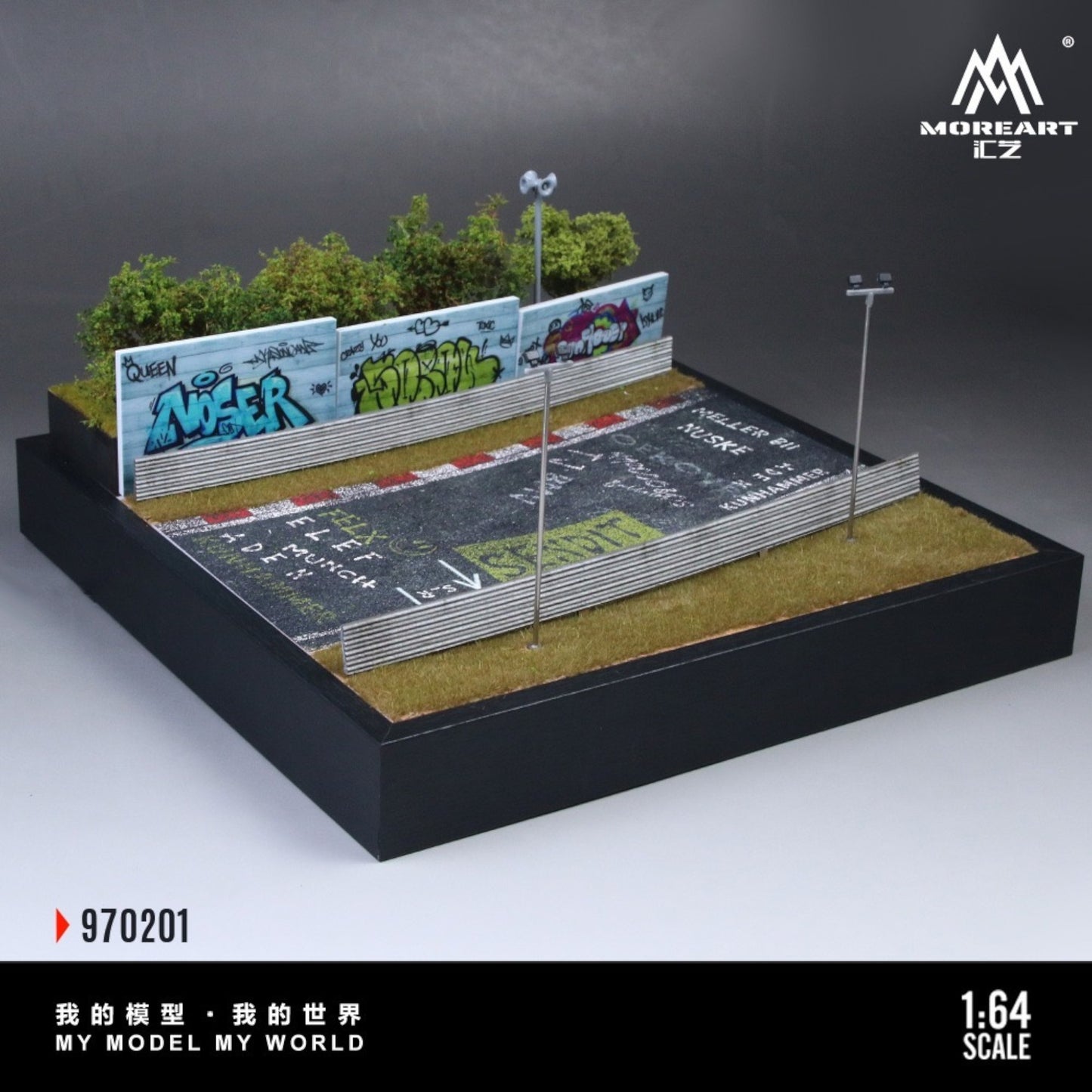 MoreArt - Pre-Order - Nürburgring Circuit 02 Edition Diorama mit Beleuchtung - MO970201