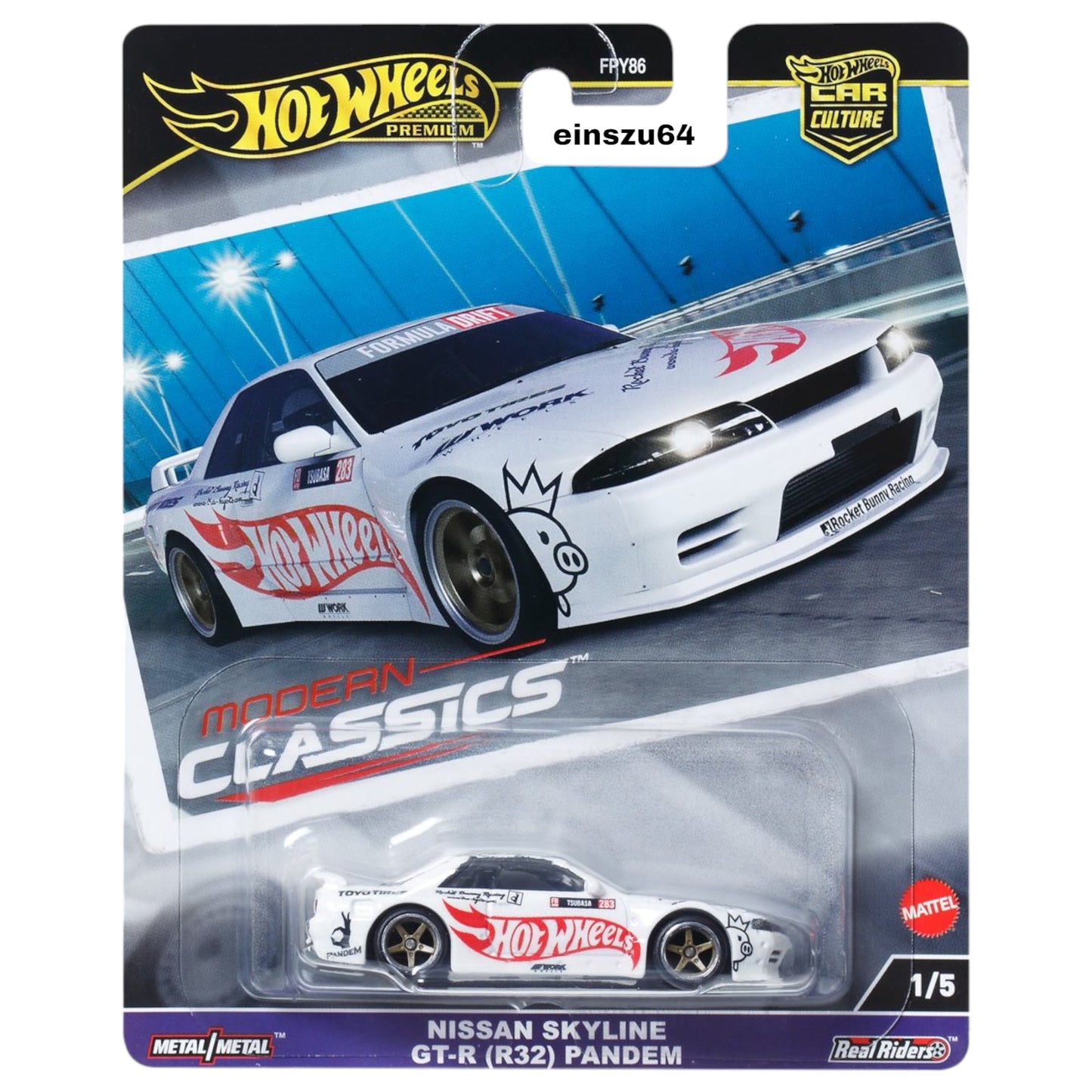 Hot Wheels 2024 - Modern Classics - Nissan Skyline GT-R (R32) Pandem - HRV68