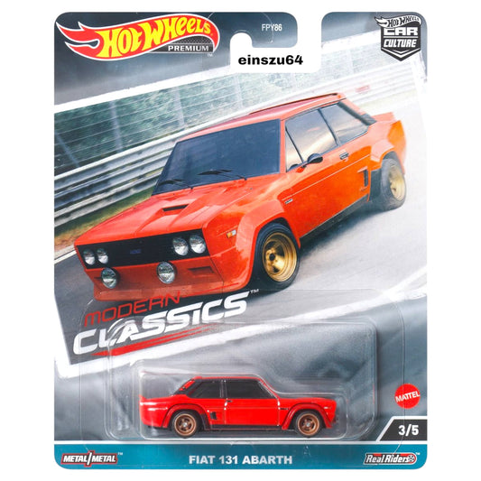 Hot Wheels 2023 - Modern Classics - Fiat Abarth 131 - HKC64 - 1:64
