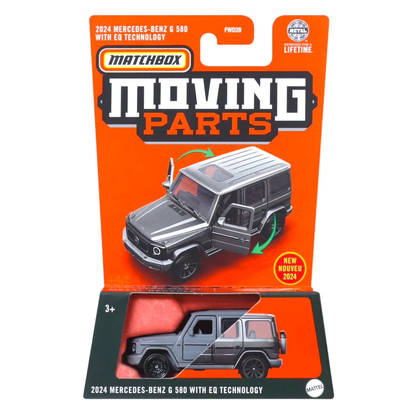 Matchbox 2024 - Moving Parts - 2024 Mercedes-Benz G 580 w/EQ Technology - JDY48