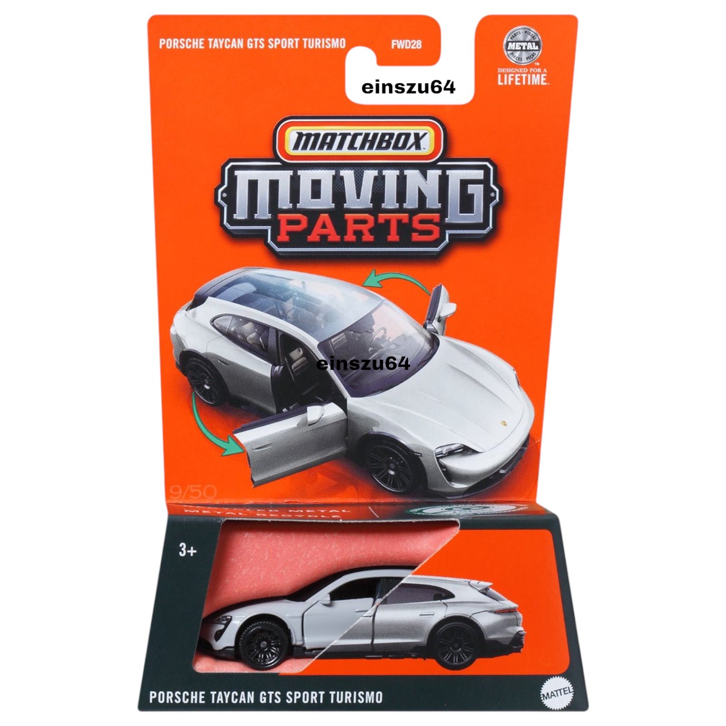 Matchbox 2024 - Moving Parts - Porsche Taycan GTS Sport Turismo - JBW75