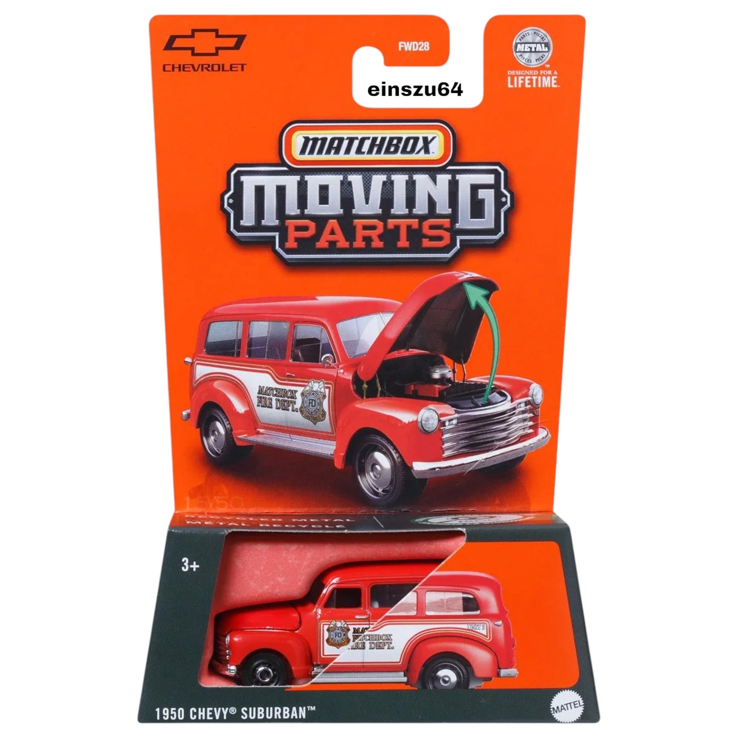 Moving Parts - 1950 Chevrolet Suburban Rescue - JBW89