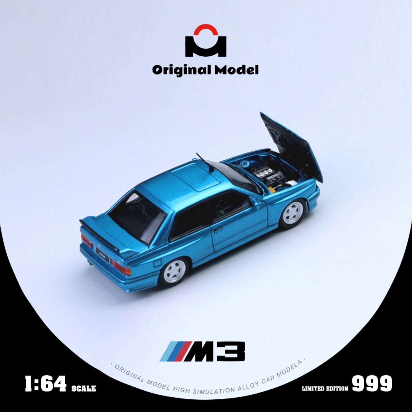 Pre-Order bis 17.09.2025 - Original Model - BMW E30 M3 Long, Beach Blue - OM647804