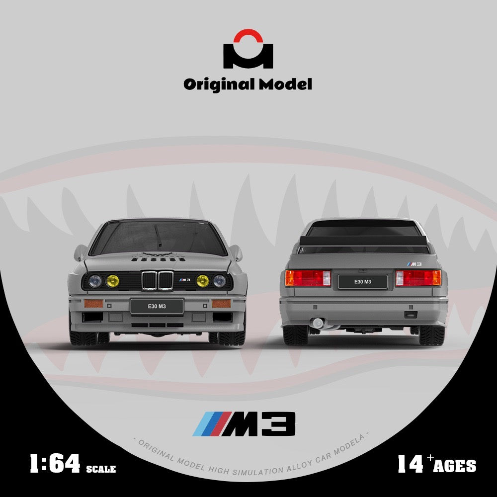 Original Model - Pre-Order - BMW E30 M3 Fighter, matte grey - OM647809
