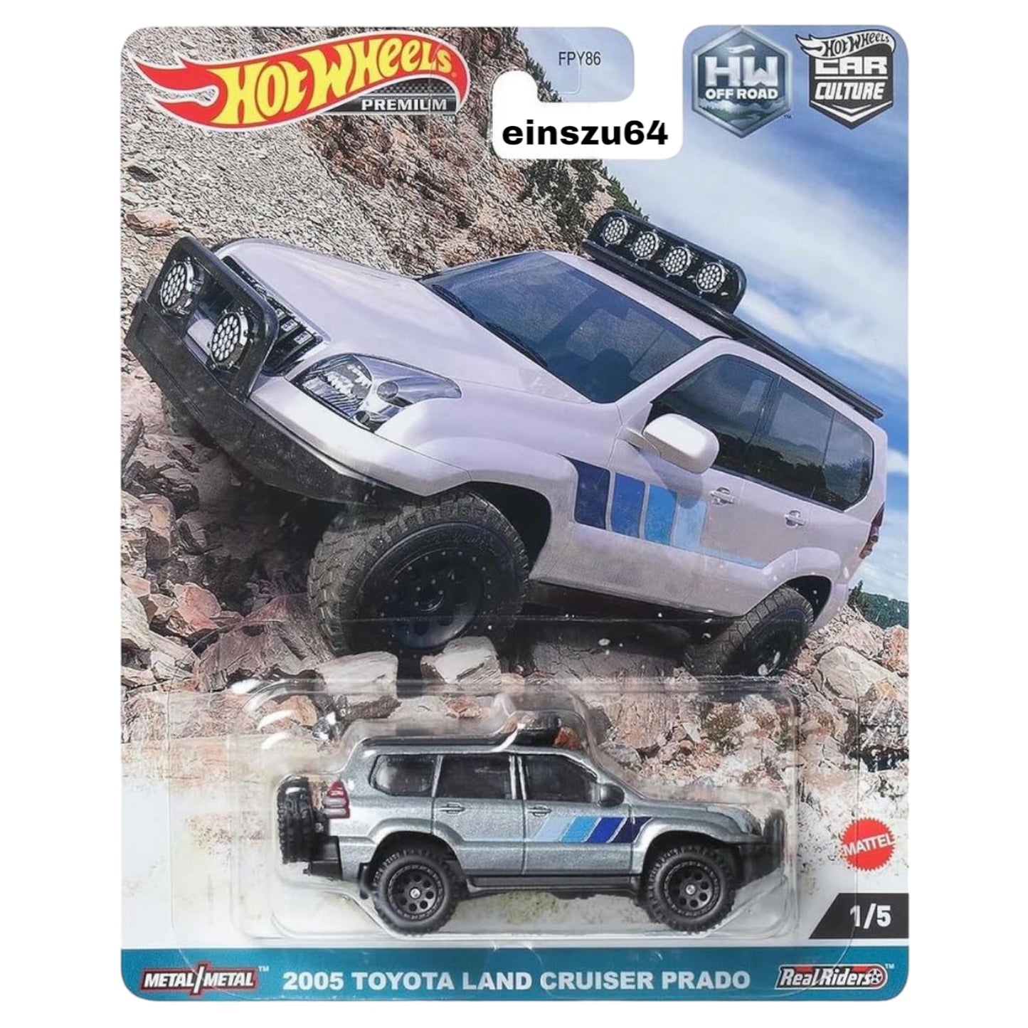 Hot Wheels 2023 - Off-Road - 2005 Toyota Land Cruiser Prado - HKC70 - 1:64