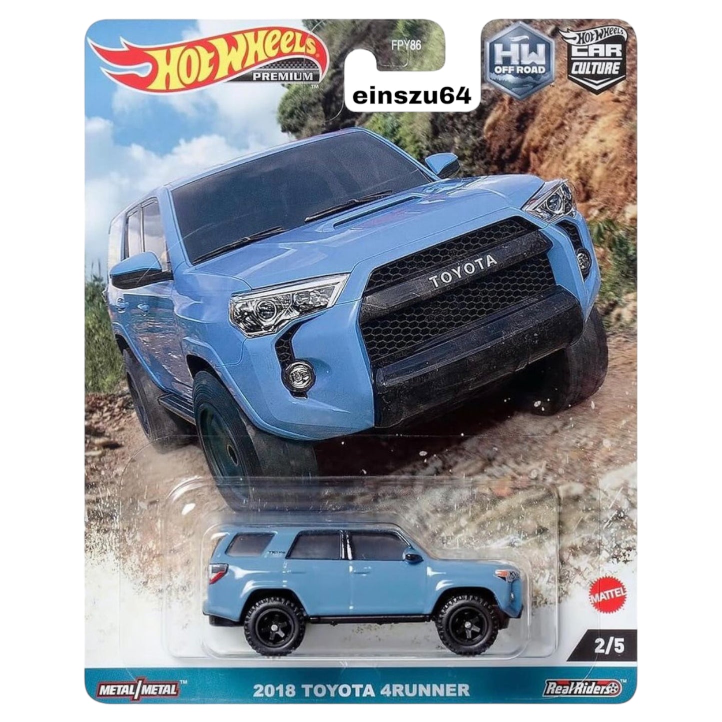 Hot Wheels 2023 - Off-Road - 2018 Toyota 4Runner - HKC73 - 1:64