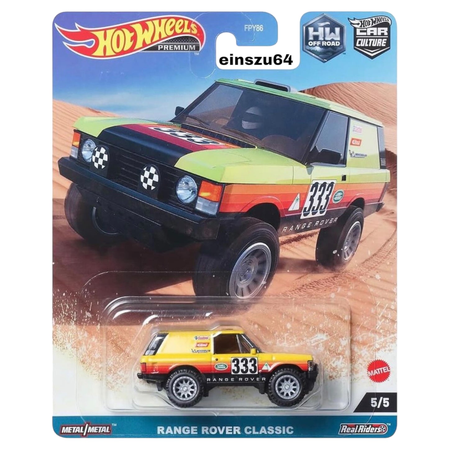 Hot Wheels 2023 - Off-Road - Range Rover Classic - HKC71 - 1:64