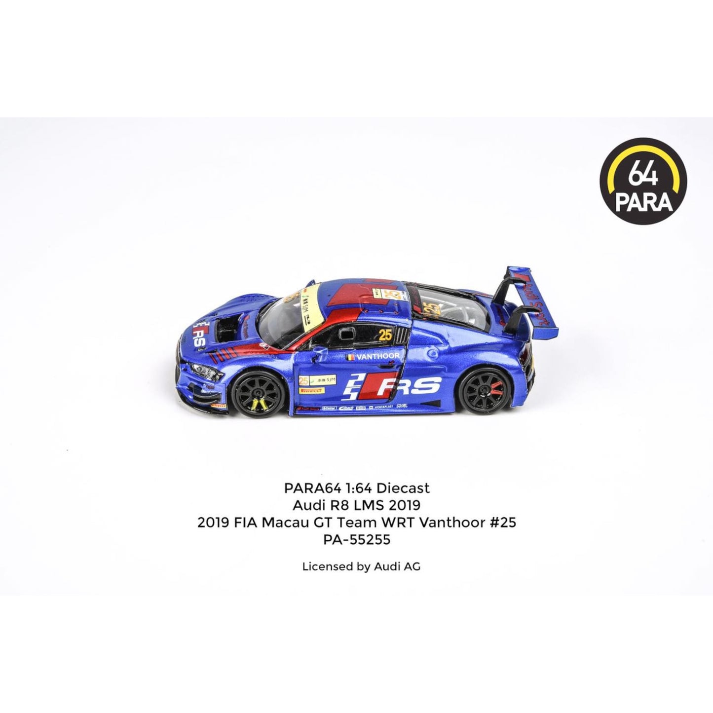 Para64 - 2019 Audi R8 LMS EVO #25 FIA Macau WRT van Thoor - PA-55255 (LHD)