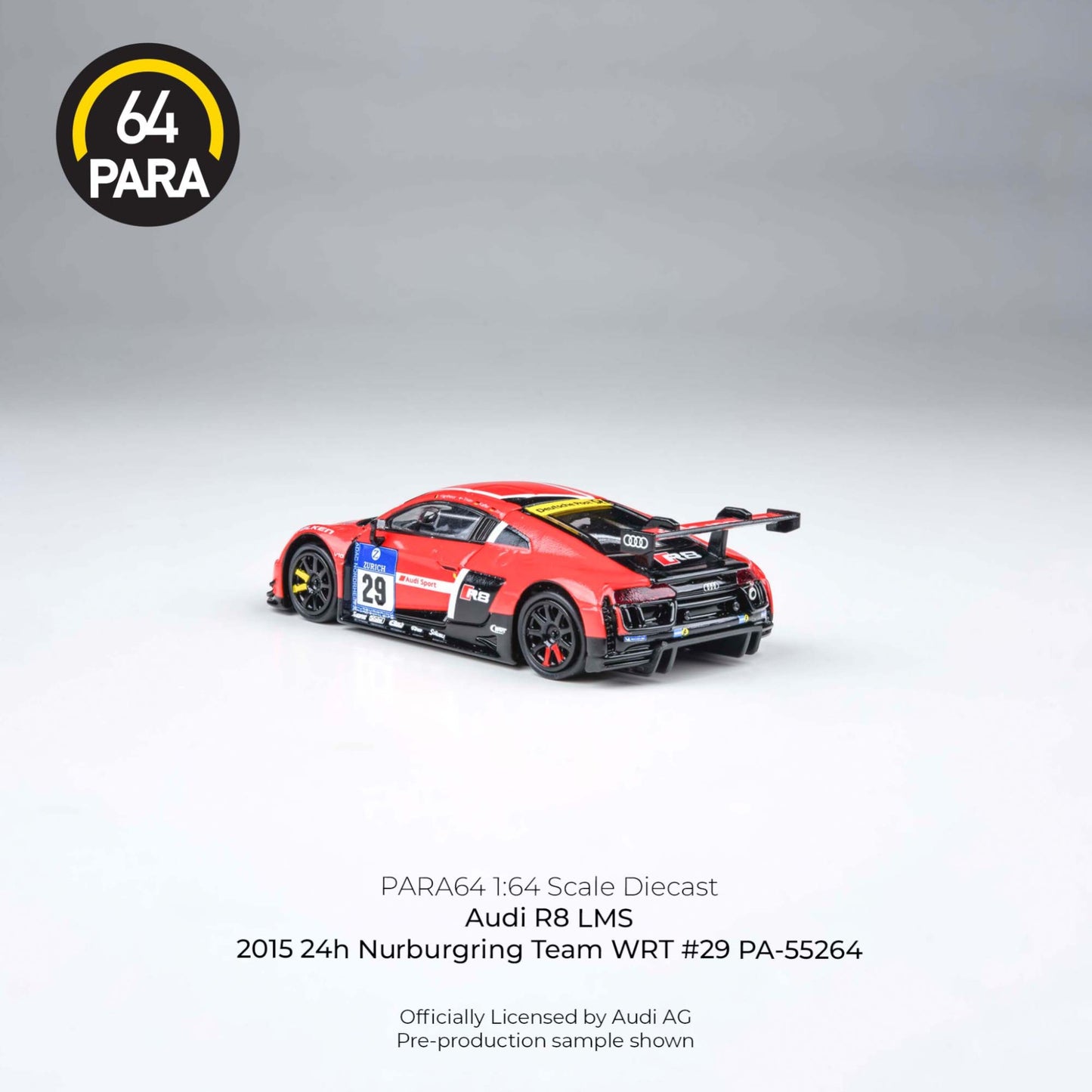 PARA64 - Pre-Order - Audi R8 LMS - 2015 24h Nurburgring Team WRT #29 - PA-55264