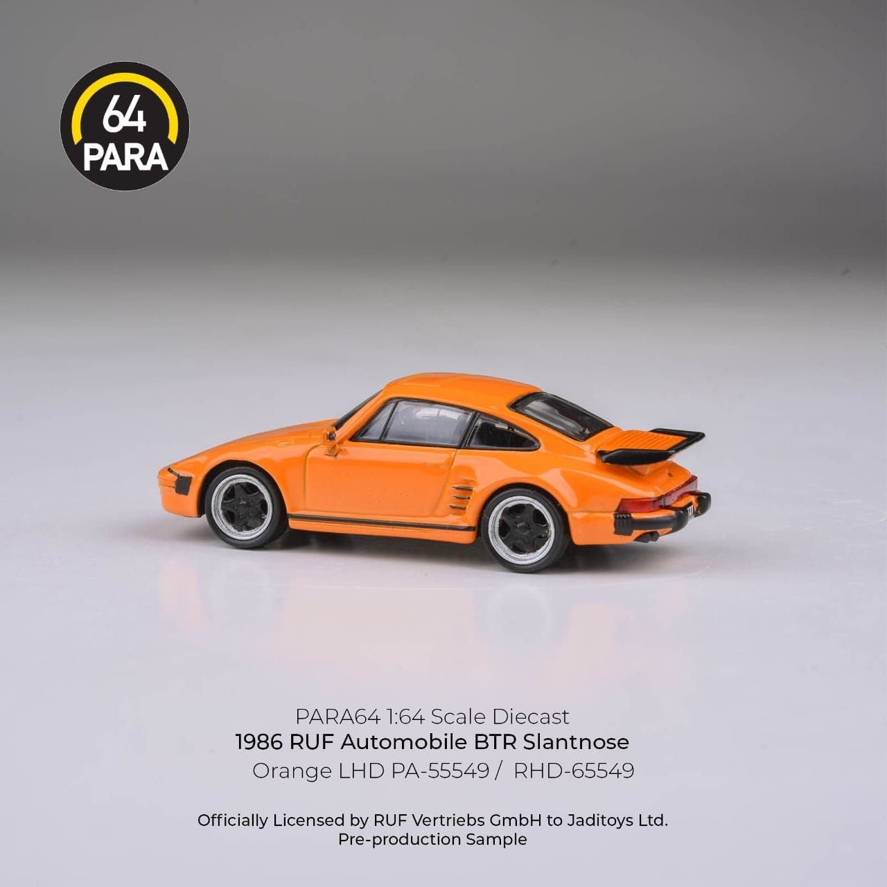 PARA64 - Pre-Order - RUF Automobile BTR Slantnose, orange - PA-55549