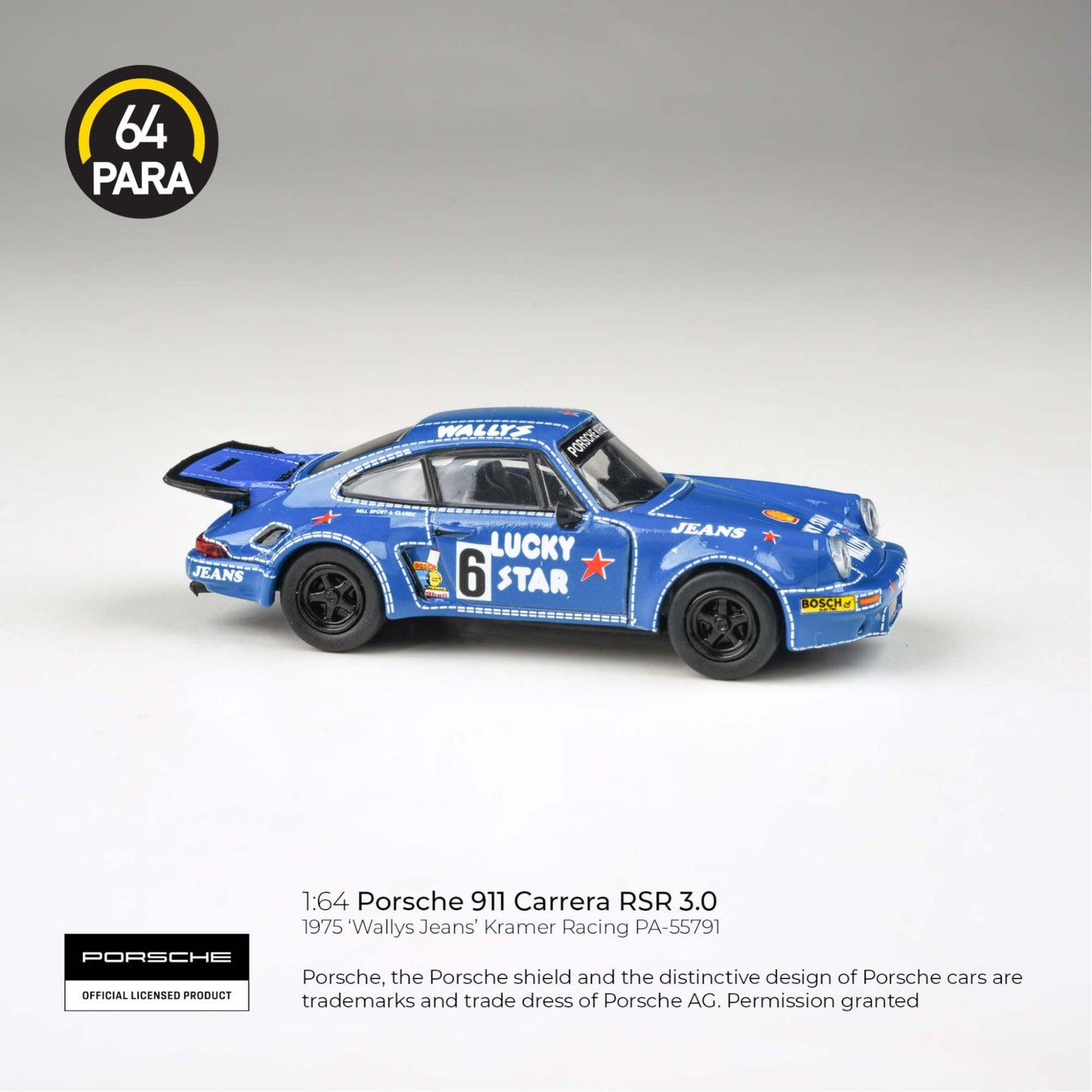 PARA64 - 1974 Porsche 911 3.0 RSR Wally's Jeans, blue - PA-55791 (LHD)