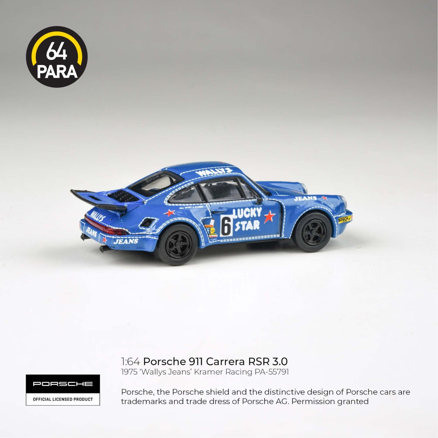 PARA64 - 1974 Porsche 911 3.0 RSR Wally's Jeans, blue - PA-55791 (LHD)