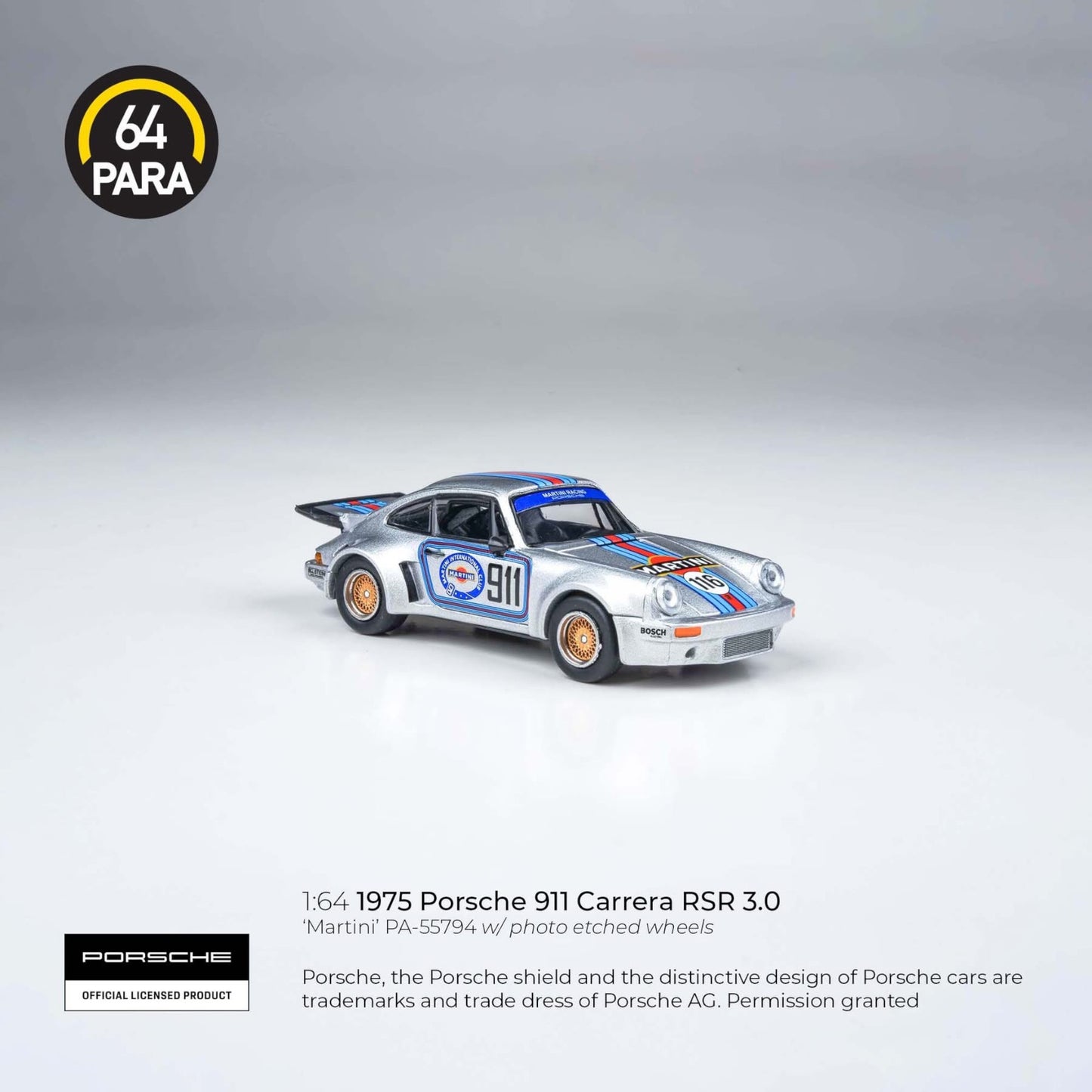 PARA64 - Pre-Order - Porsche 911 Carrera RSR 3.0 "Martini" - PA-55794 (LHD)
