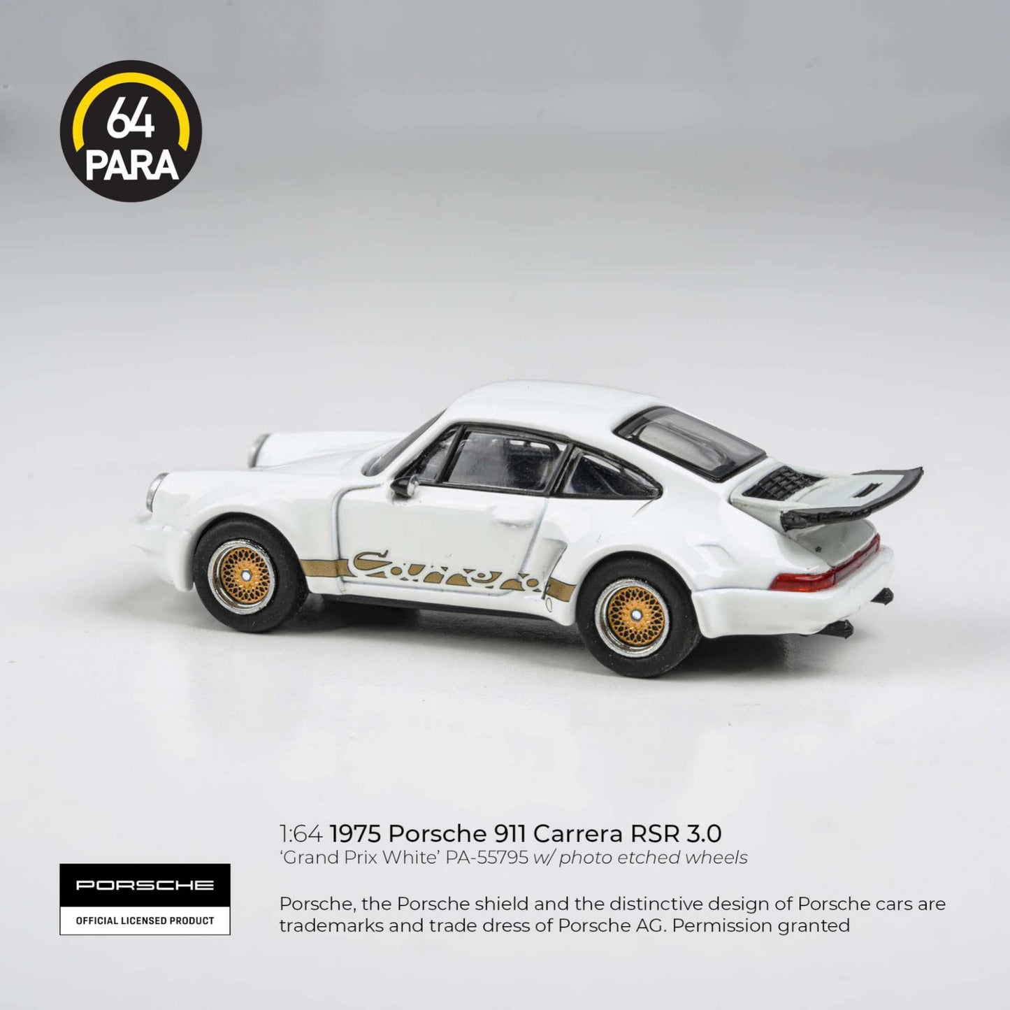 PARA64 - 1975 Porsche 911 Carrera RSR 3.0 - Grand Prix white - PA-55795 (LHD)