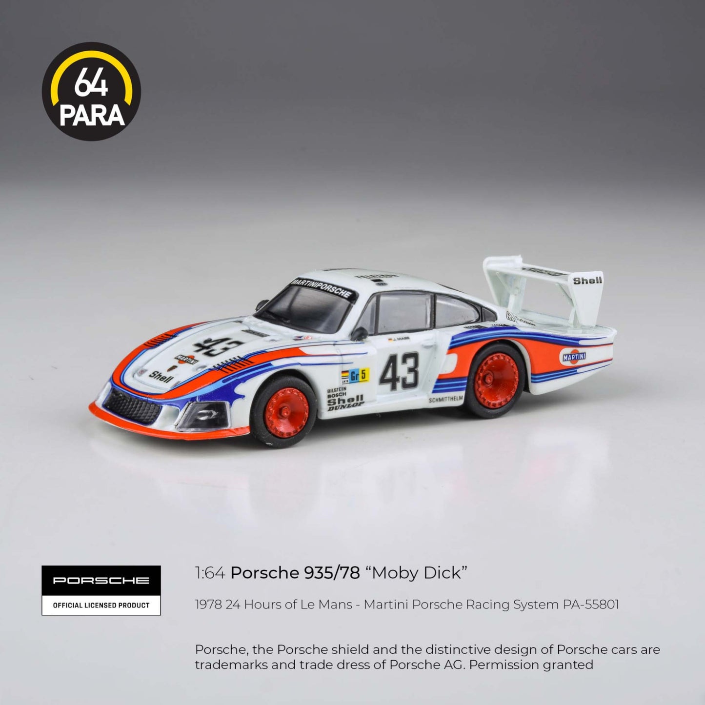 PARA64 - Porsche 935/78 Moby Dick - PA-55801 (LHD)