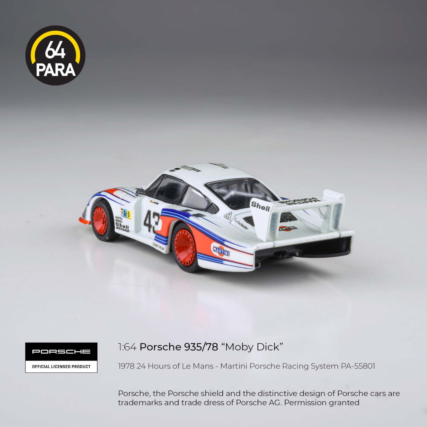 PARA64 - Porsche 935/78 Moby Dick - PA-55801 (LHD)