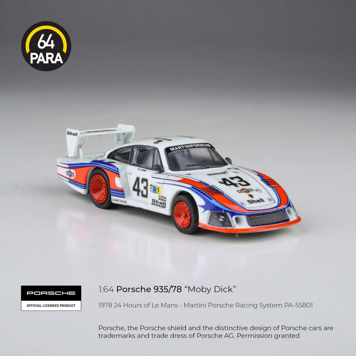 PARA64 - Porsche 935/78 Moby Dick - PA-55801 (LHD)