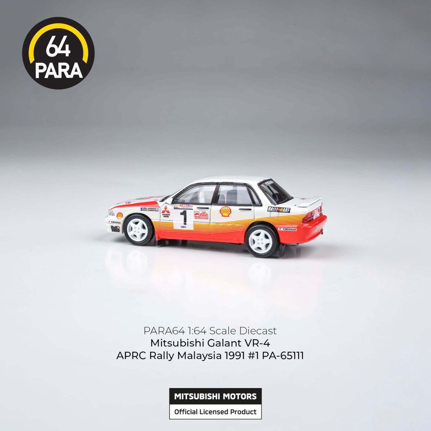 PARA64 - Pre-Order - Mitsubishi Galant VR-4, APRC Rally Malaysia 1991 #1 - PA-65111