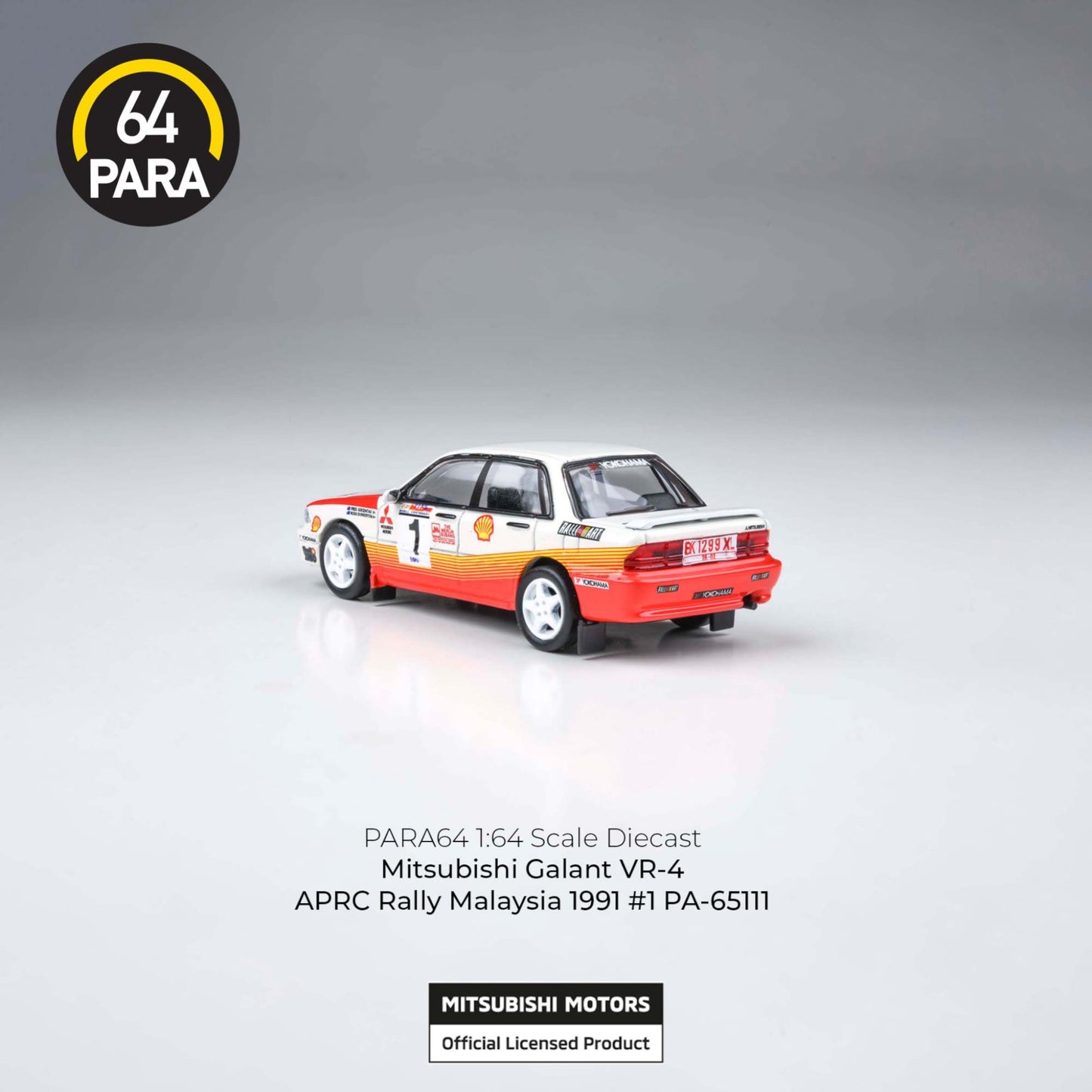 PARA64 - Pre-Order - Mitsubishi Galant VR-4, APRC Rally Malaysia 1991 #1 - PA-65111