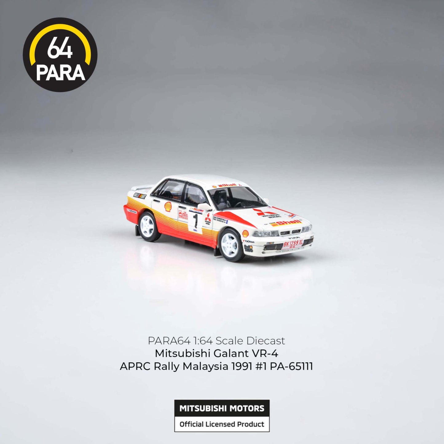 PARA64 - Pre-Order - Mitsubishi Galant VR-4, APRC Rally Malaysia 1991 #1 - PA-65111