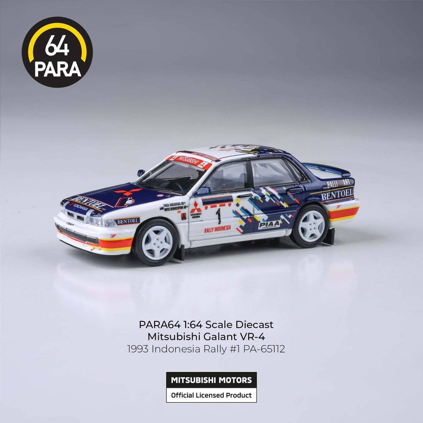 PARA64 - Pre-Order - Mitsubishi Galant VR-4 #1 1993 Indonesia Rally - PA-65112