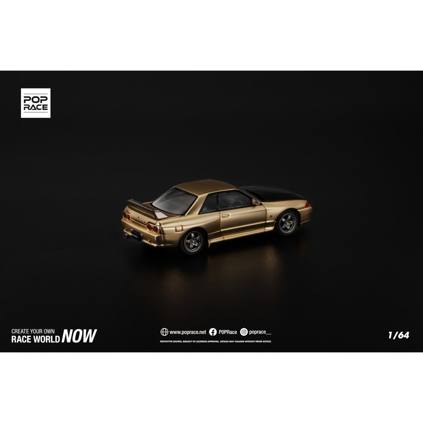 Pop-Race - Nissan Skyline GT-R R32 Gold | 2025 Tokyo Auto Salon - PR640190