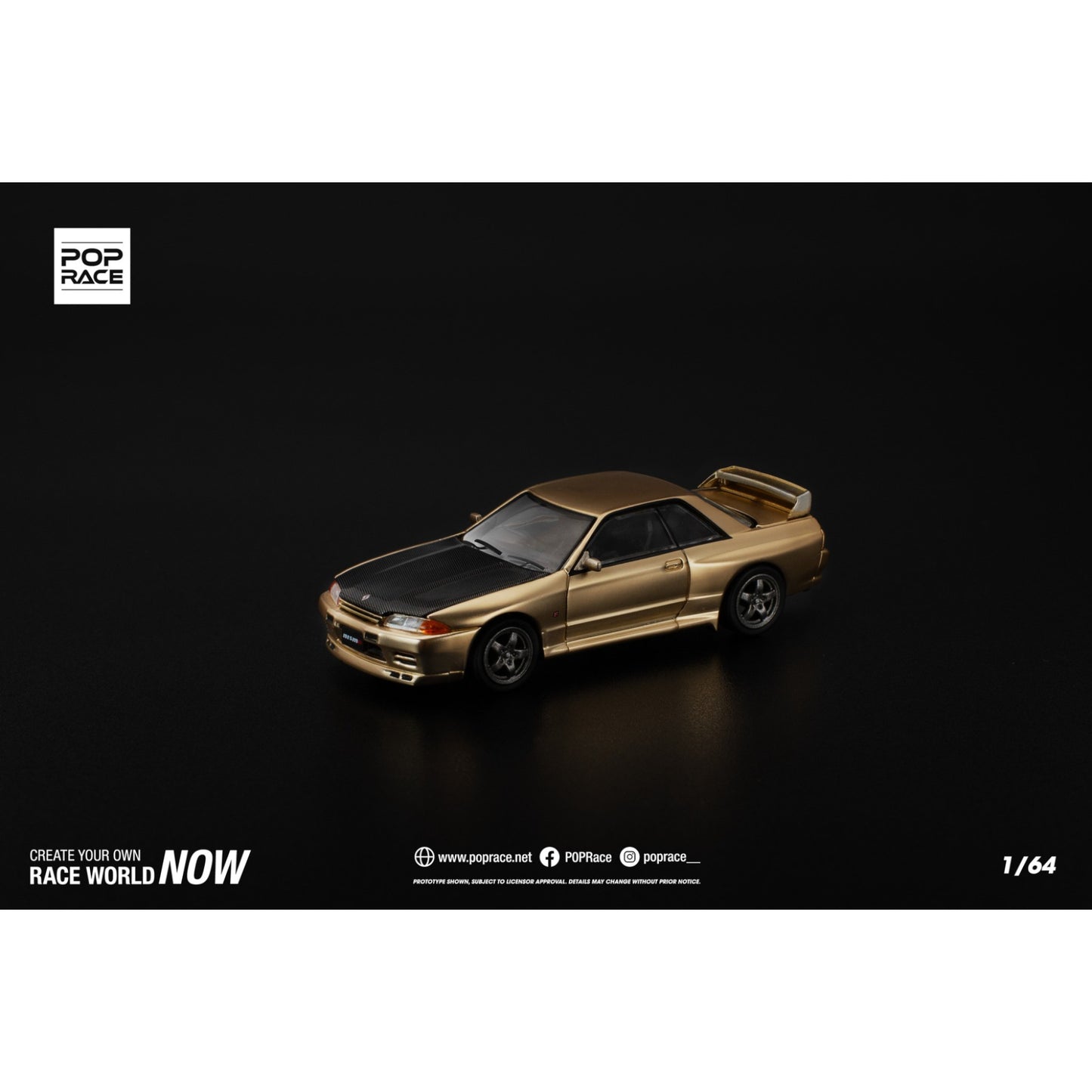 Pop-Race - Nissan Skyline GT-R R32 Gold | 2025 Tokyo Auto Salon - PR640190