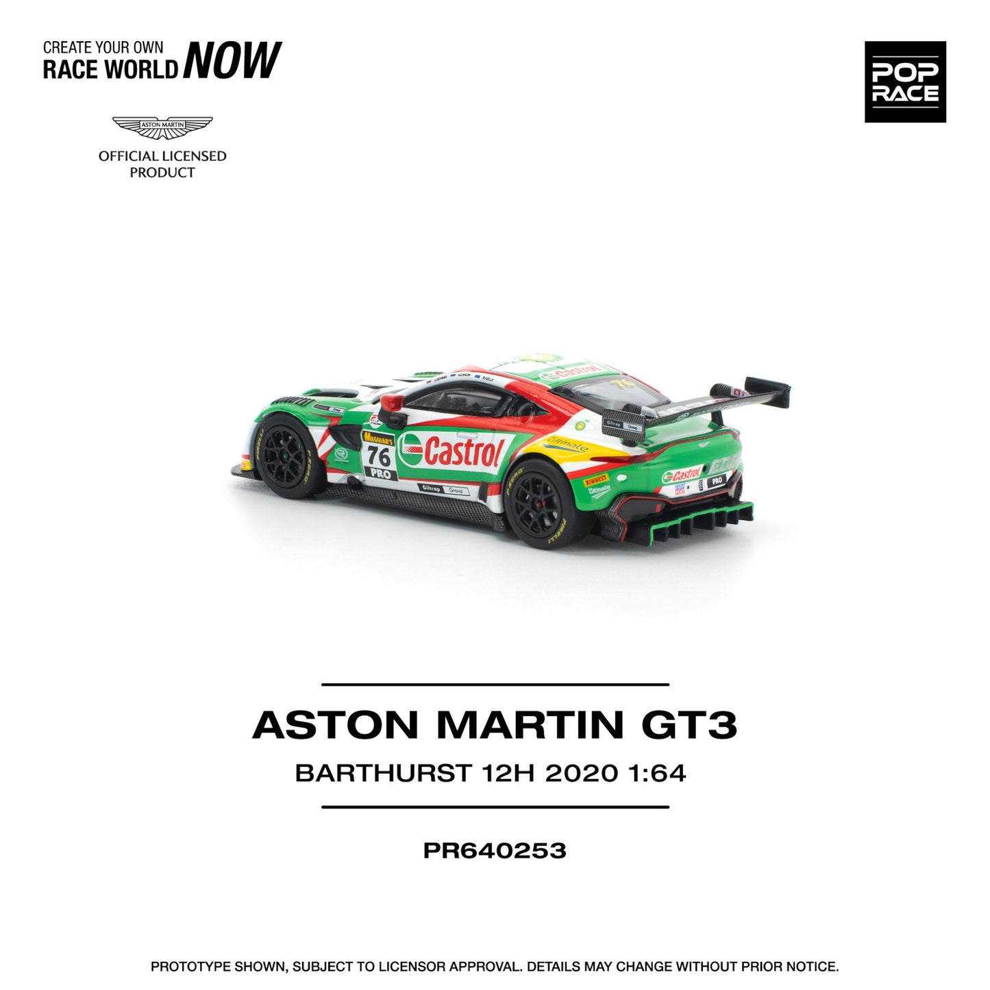 Pop Race - Pre-Order - Aston Martin GT3, BartHurst 12H 2020 - PR640253