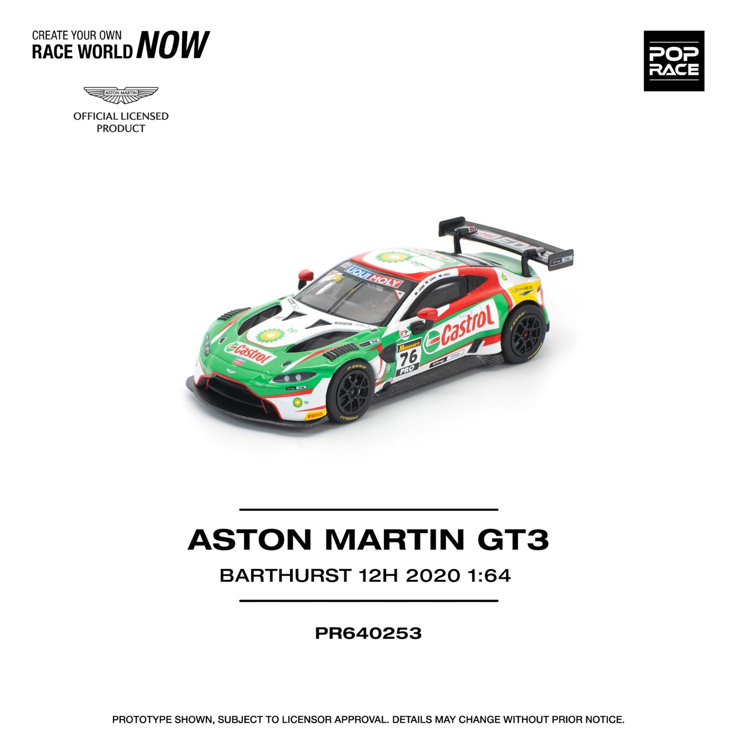 Pop Race - Pre-Order - Aston Martin GT3, BartHurst 12H 2020 - PR640253