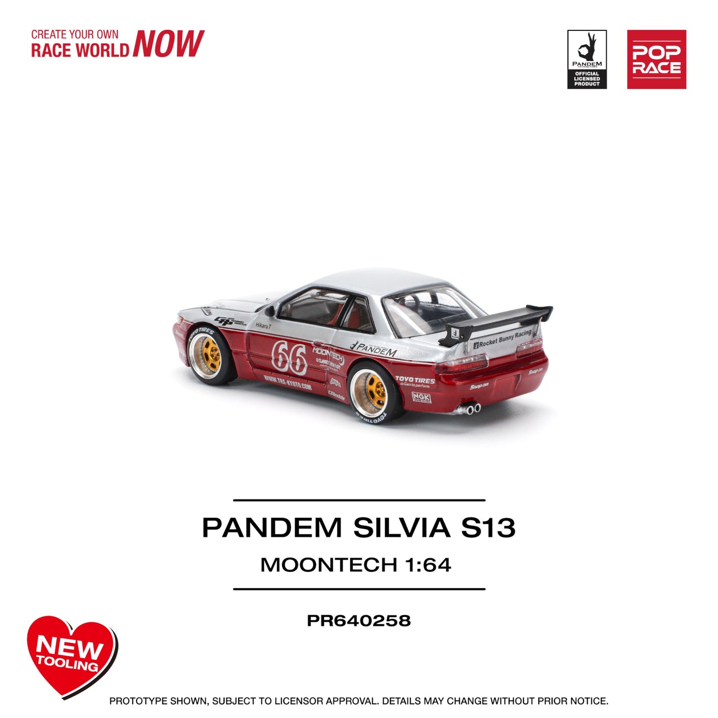 Pop Race - Pre-Order - Pandem Silvia S13, Moontech - PR640258