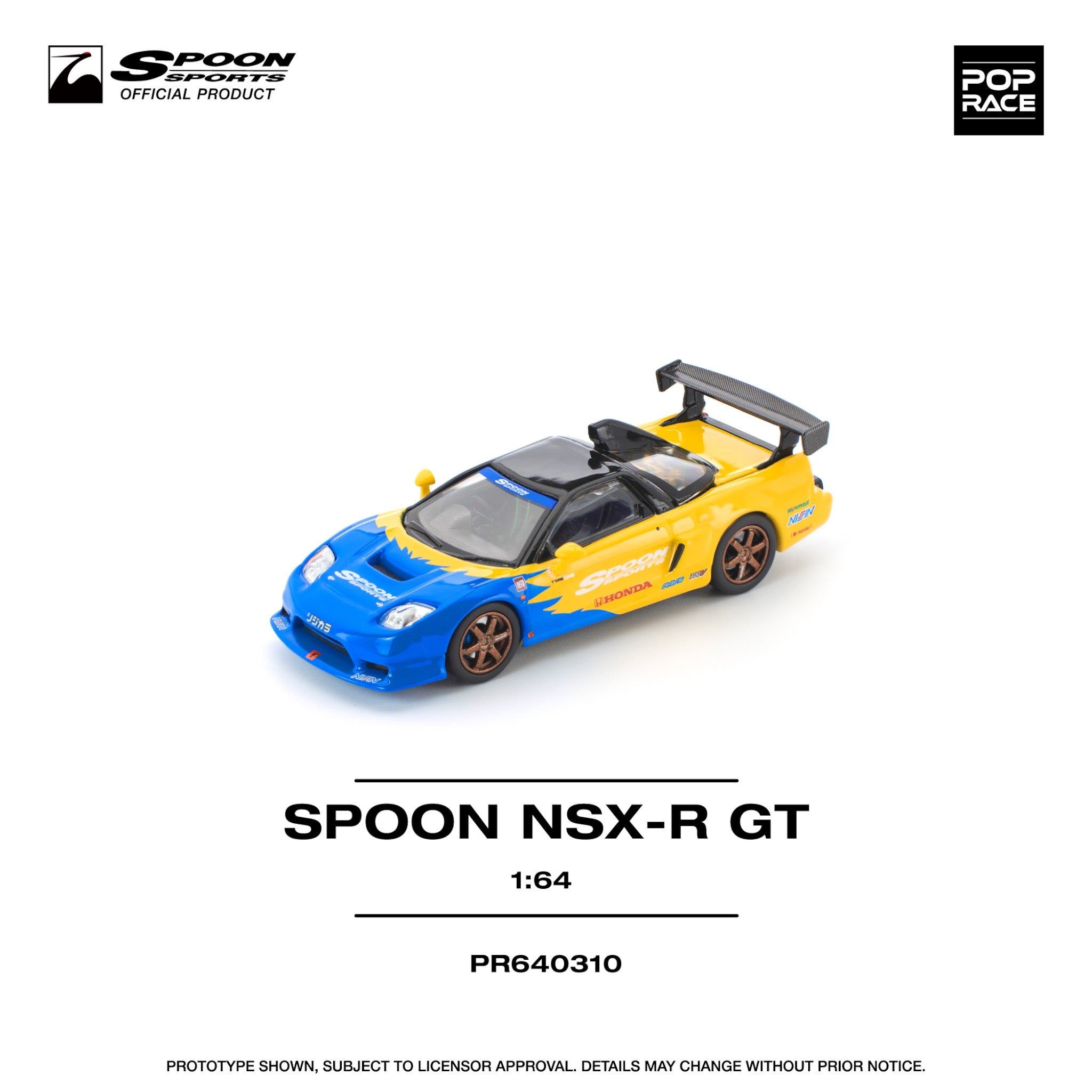 Pop Race - Pre-Order - Spoon Honda NSX-R GT - PR640310
