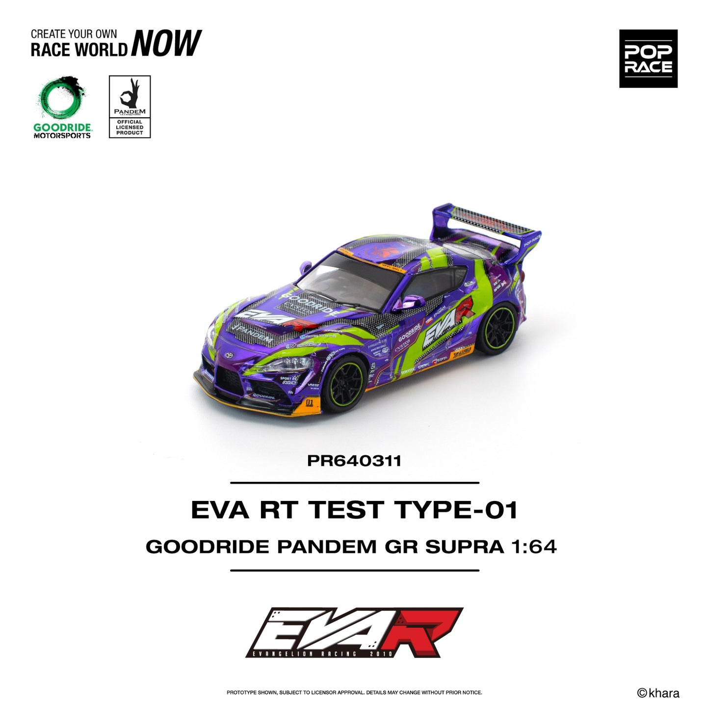 Pop Race - Pre-Order - EVA RT TEST TYPE-01 GOODRIDE PANDEM GR SUPRA - PR640311