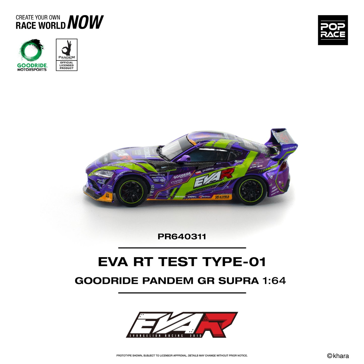 Pop Race - Pre-Order - EVA RT TEST TYPE-01 GOODRIDE PANDEM GR SUPRA - PR640311