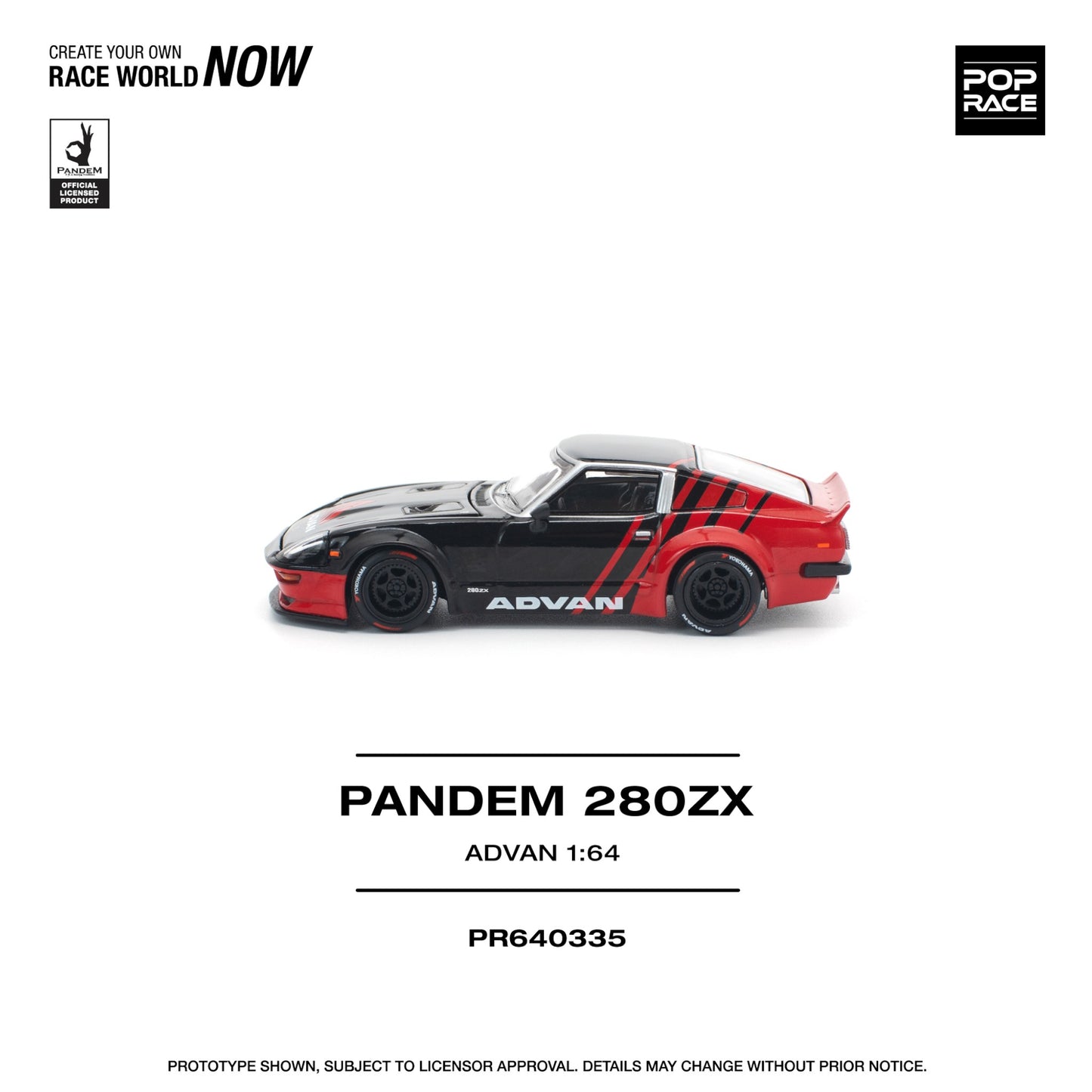 Pop Race - Pre-Order - Pandem 280ZX, Advan - PR640335