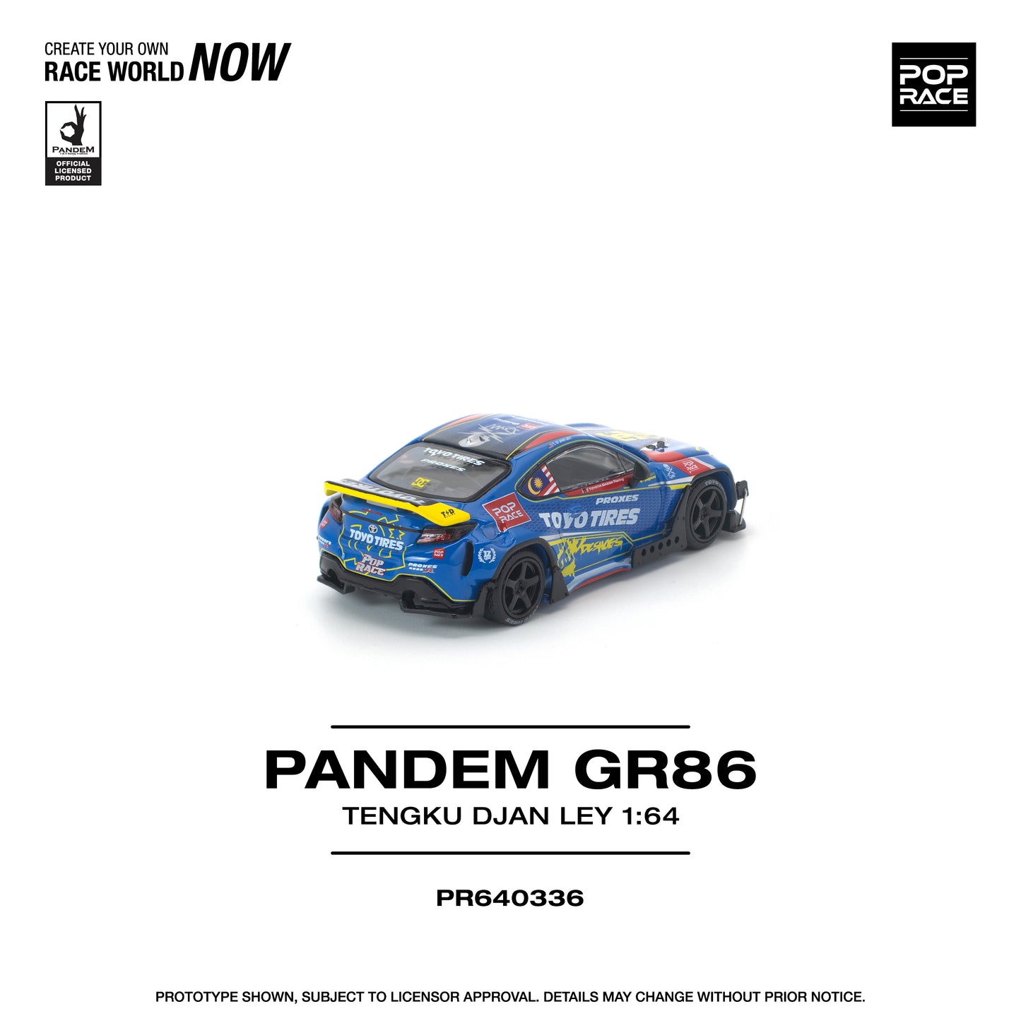 Pop Race - Pre-Order - Pandem GR86, Tengku Djan Ley - PR640336