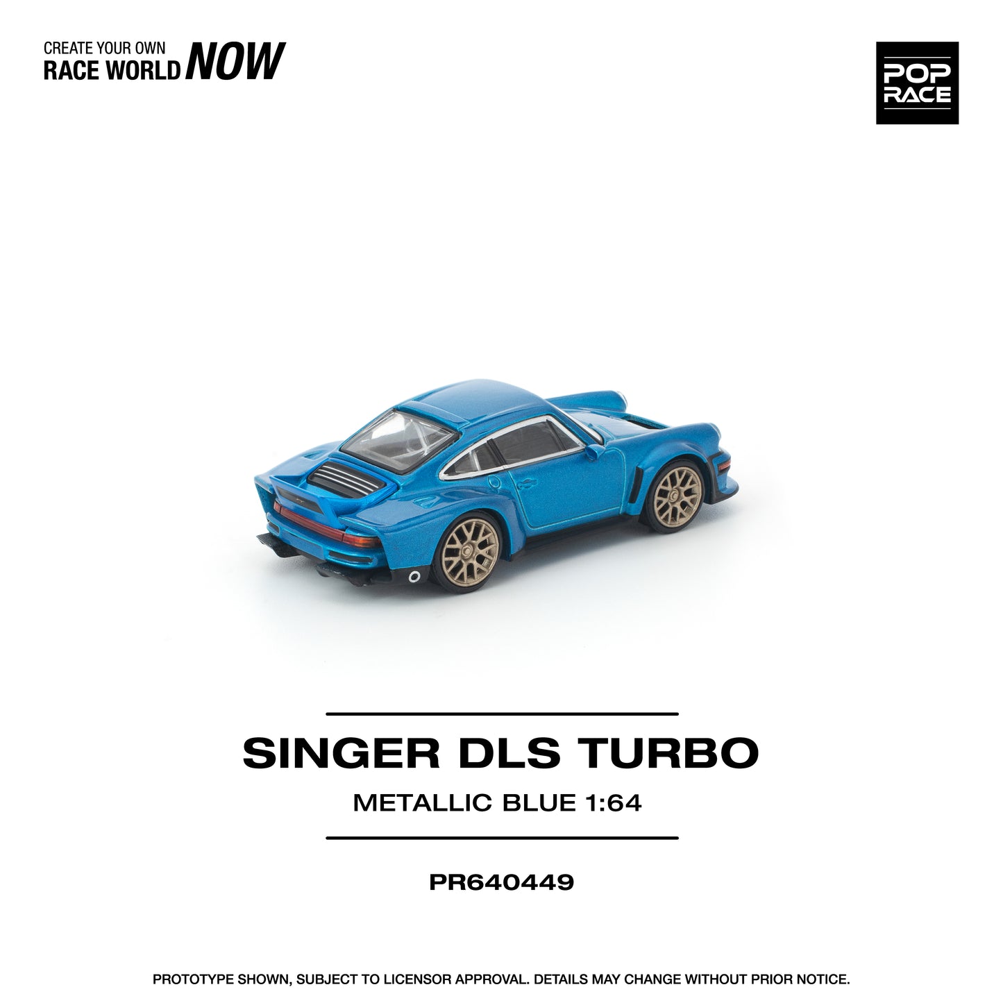 Pop Race - Pre-Order - Singer DLS Turbo, metallic blue - PR640449