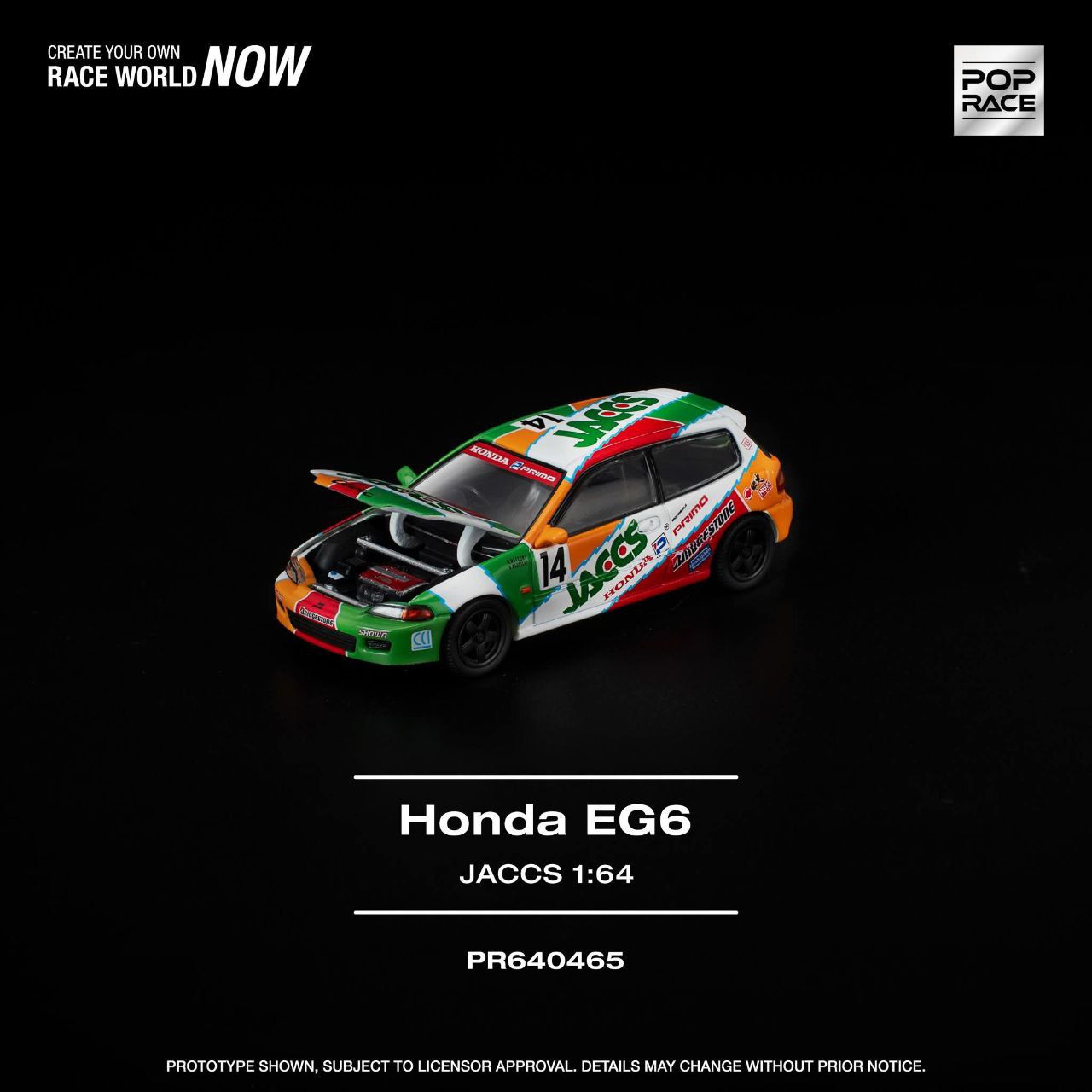 Pop Race - Pre-Order - Honda EG6, JACCS - PR640465