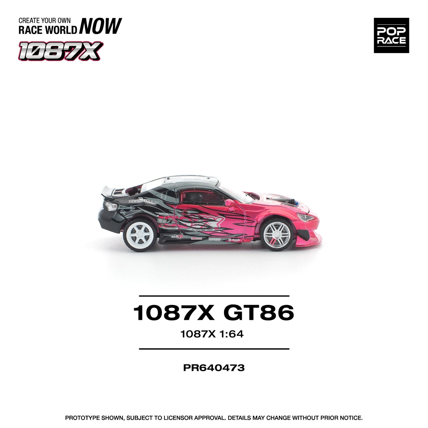 Pop Race - Pre-Order - 1087x Toyota GT86 - PR640473