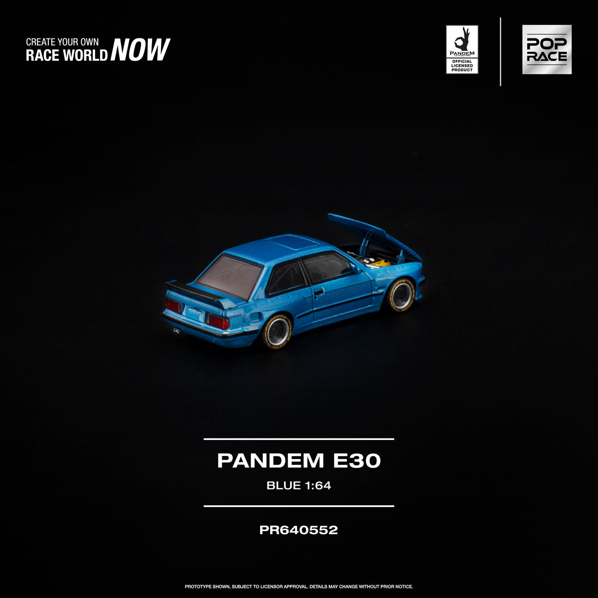 Pop Race - Pre-Order - Pandem E30, blue - PR640552