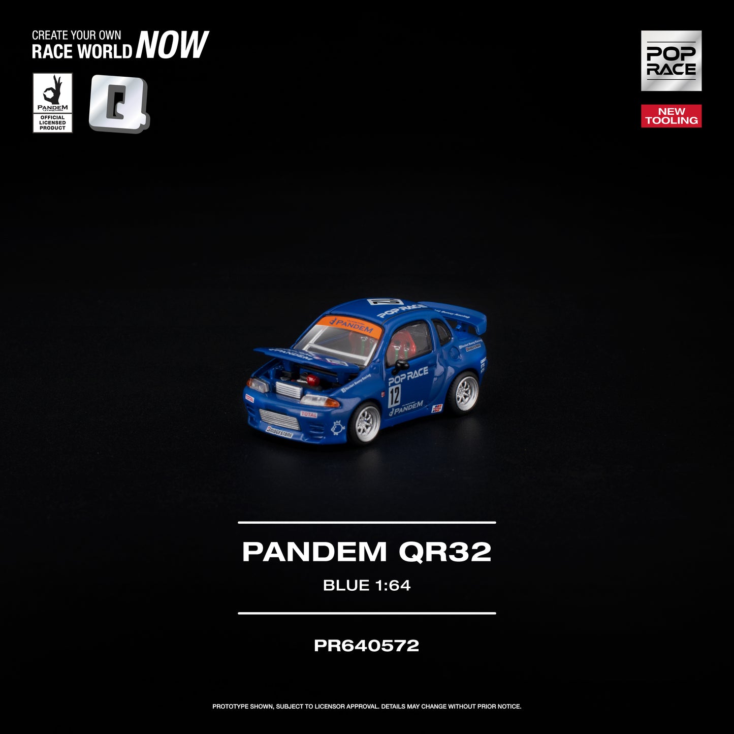Pop Race - Pre-Order - Pandem QR32, blue - PR640572