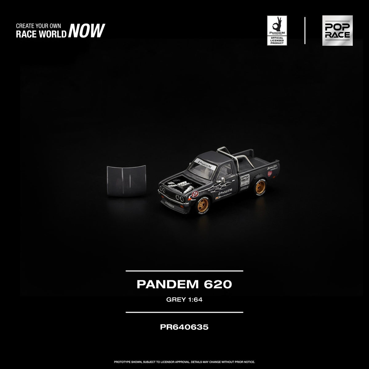 Pop Race - Pre-Order - Pandem 620, grey - PR640635