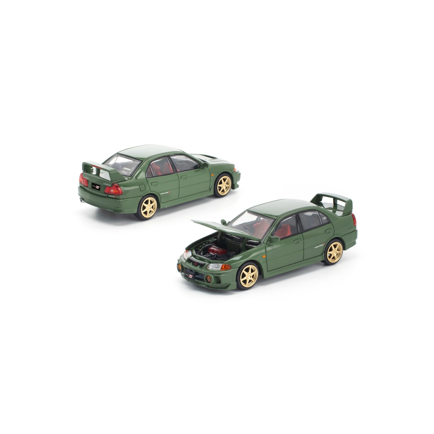 Pop Race x Enigma- Pre-Order - Mitsubishi Lancer Evolution IV, green - PRE022