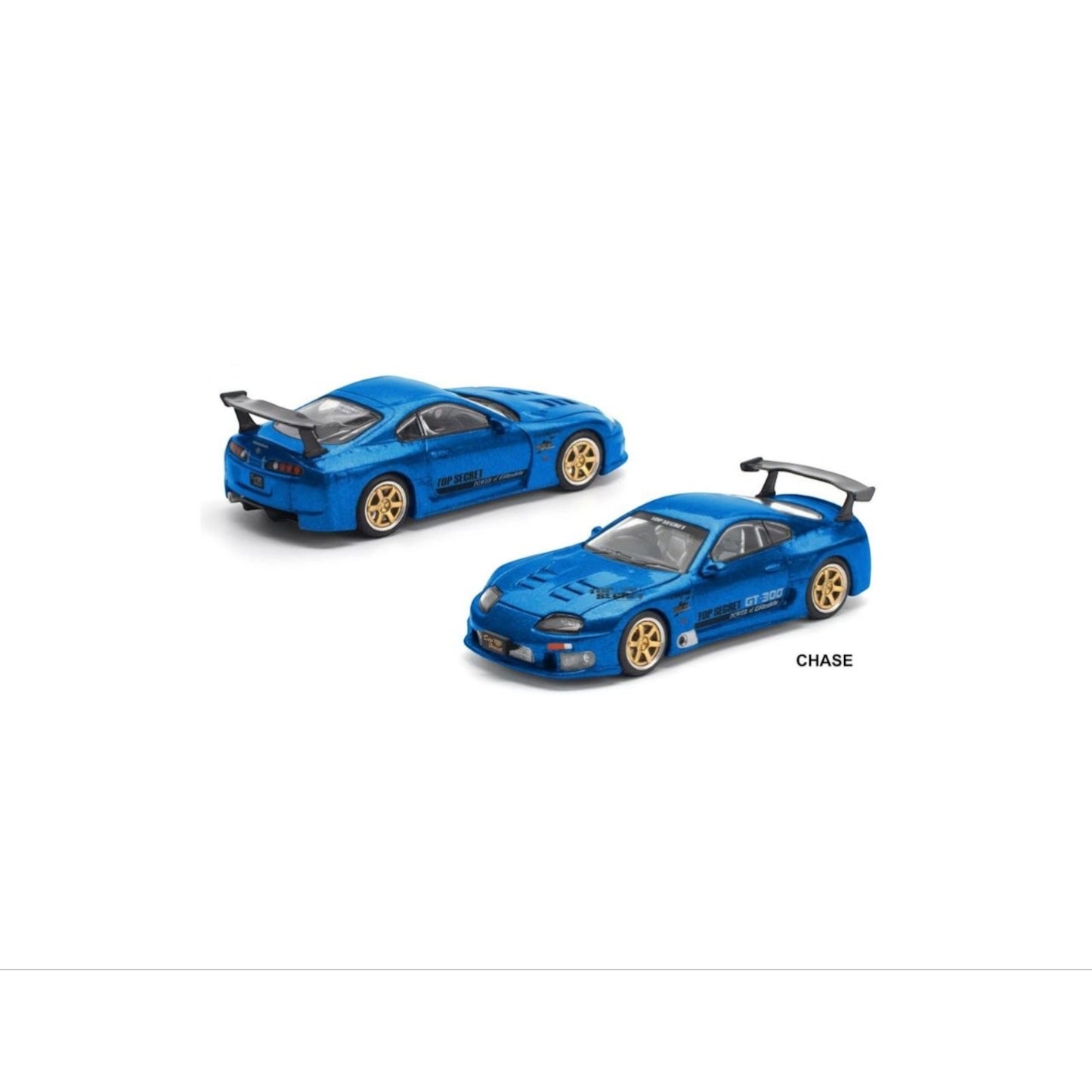 Pop Race x Enigma - Pre-Order - Top Secret GT300 Supra, blue - PRE028