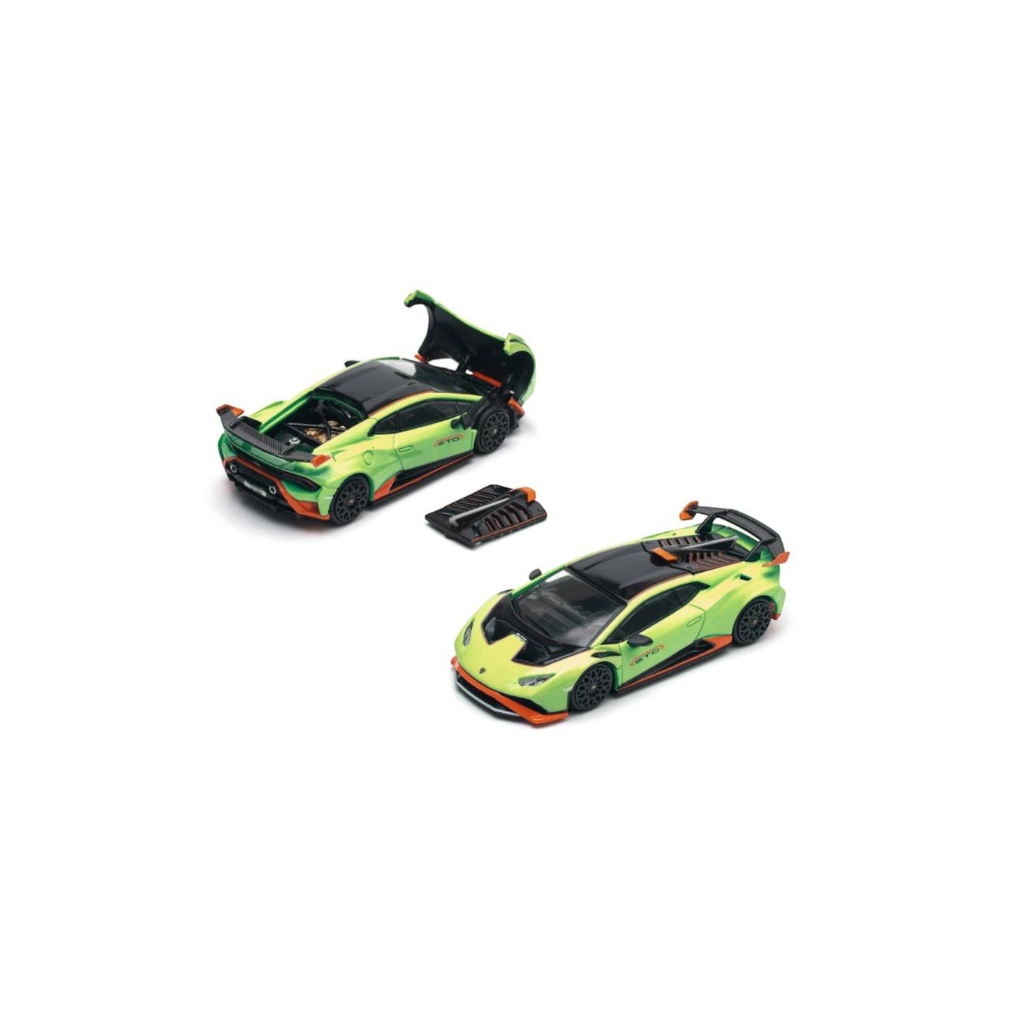 Pop Race x Enigma- Pre-Order - Lamborghini Huracan STO - VERDE CITREA/ARACIO DAC - PRE031