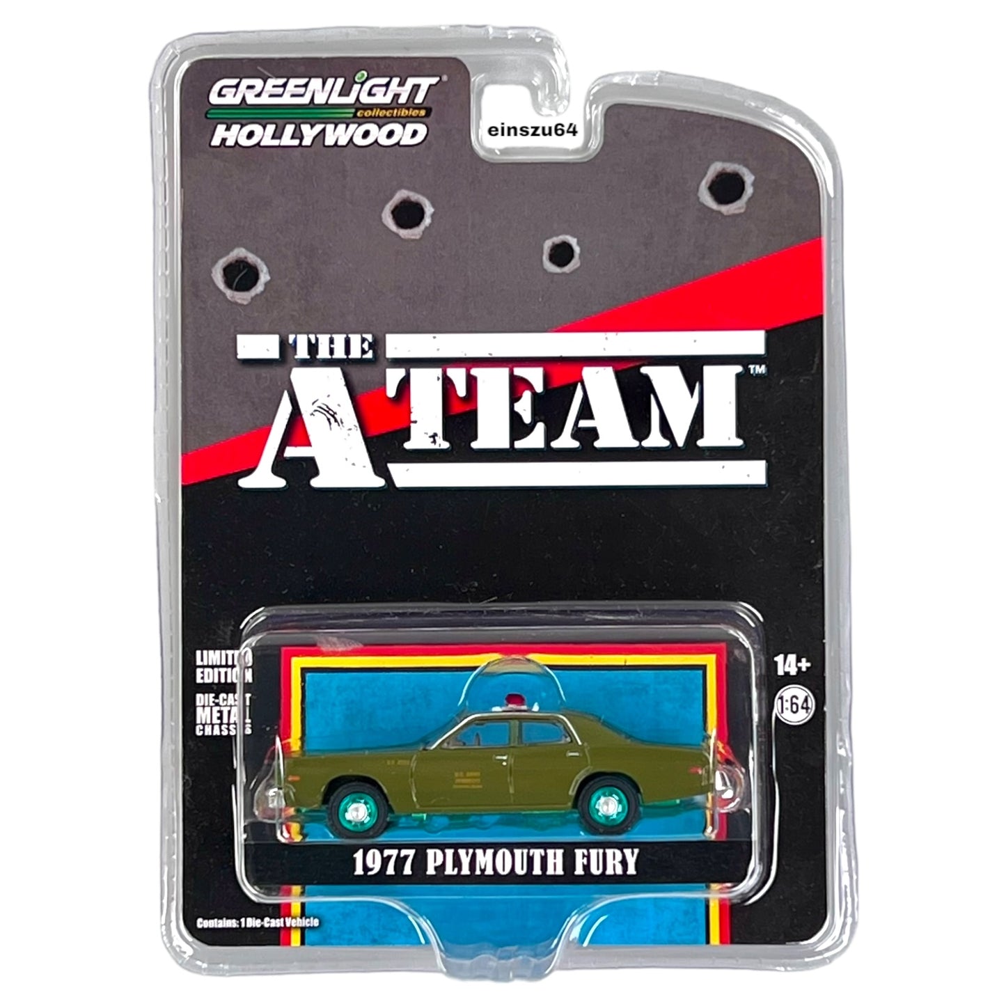 Kopie von Greenlight - 1981 Plymouth Fury - The A-Team - 44865-A - Green Machine